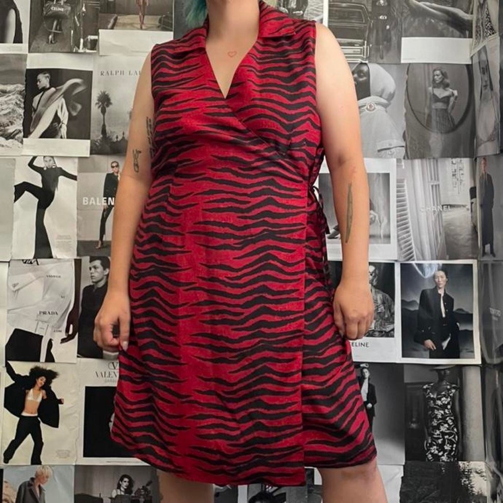 Vintage 90s wrap dress